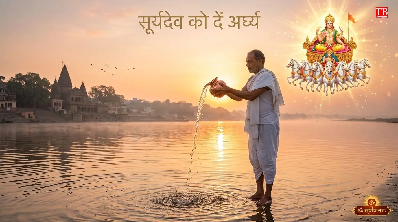 पहला उपाय: सूर्यदेव को दें अर्घ्य
