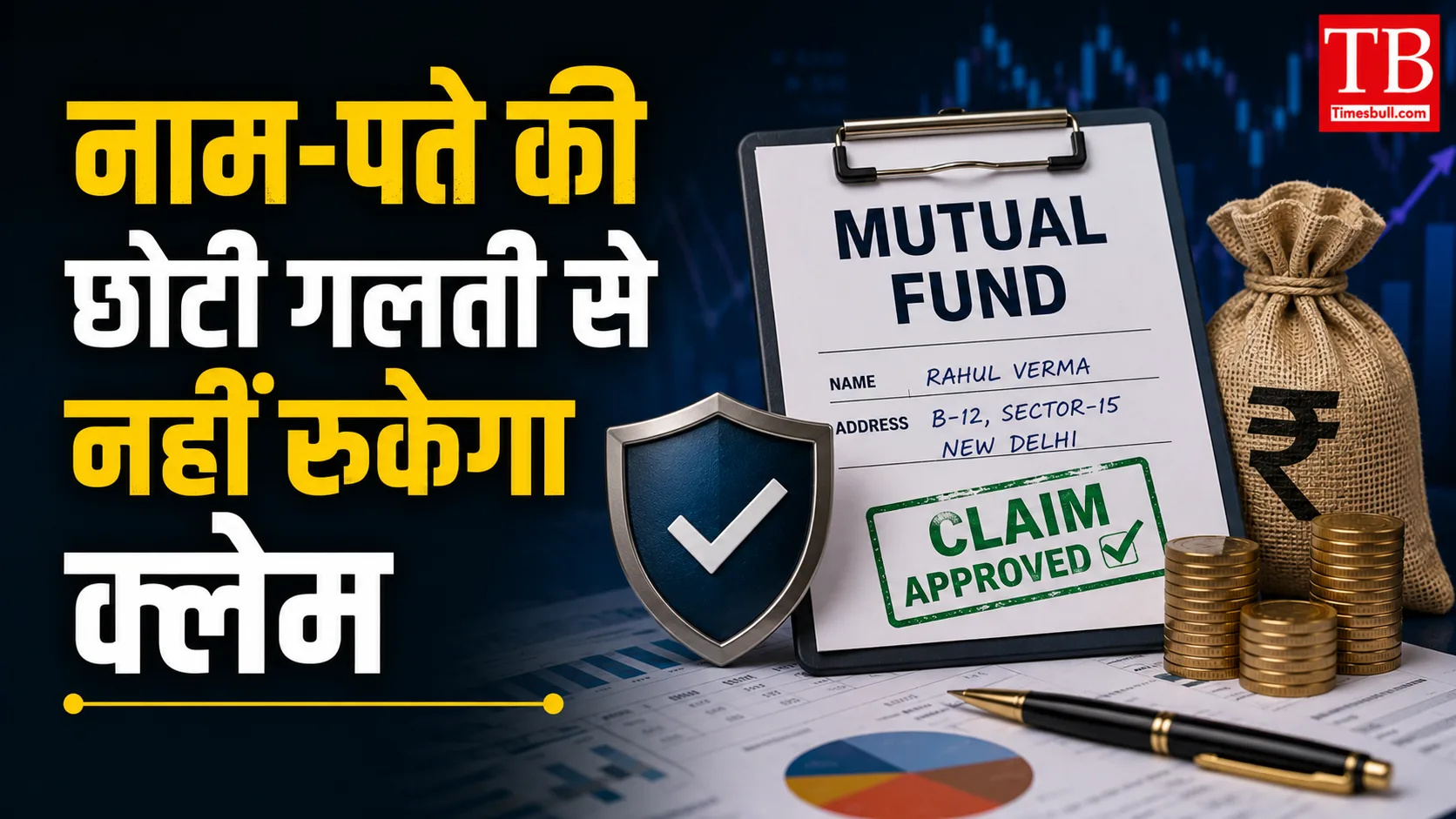 नाम-पते की छोटी गलती से नहीं रुकेगा क्लेम