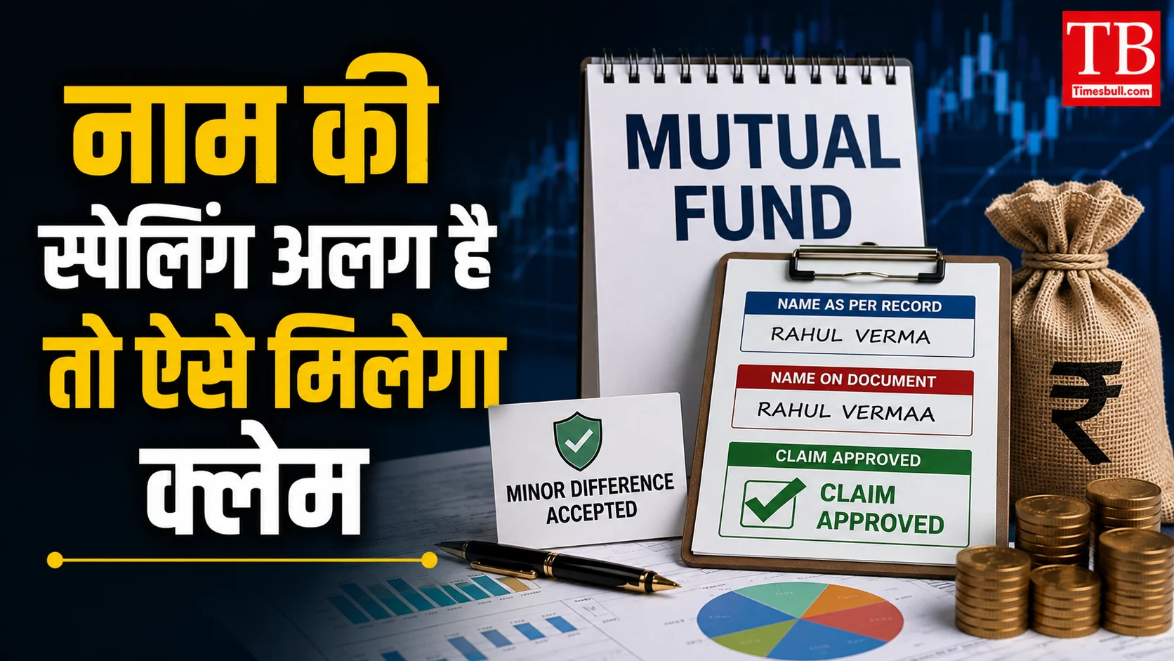 नाम की स्पेलिंग अलग है तो ऐसे मिलेगा क्लेम