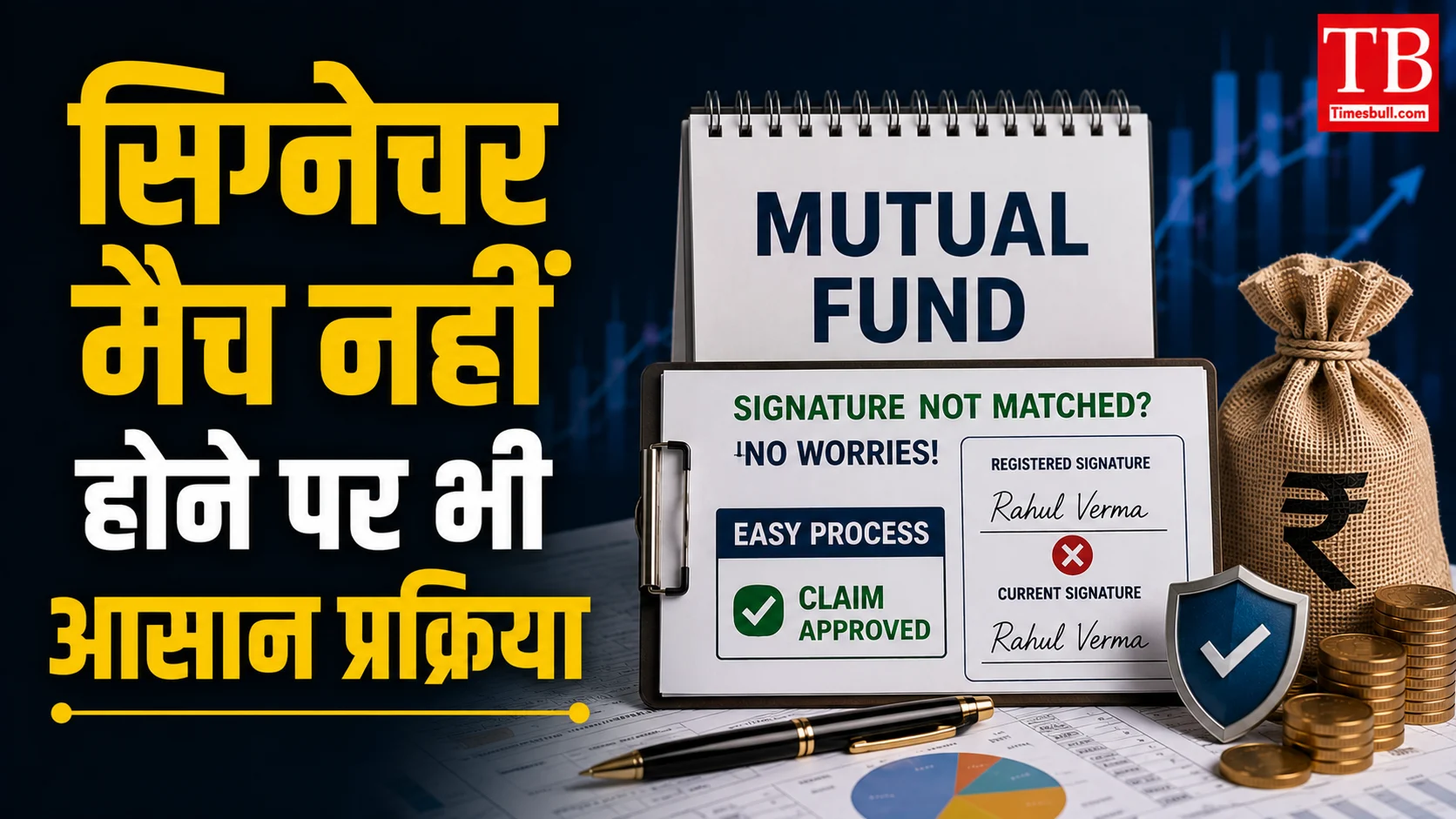 सिग्नेचर मैच नहीं होने पर भी आसान प्रक्रिया