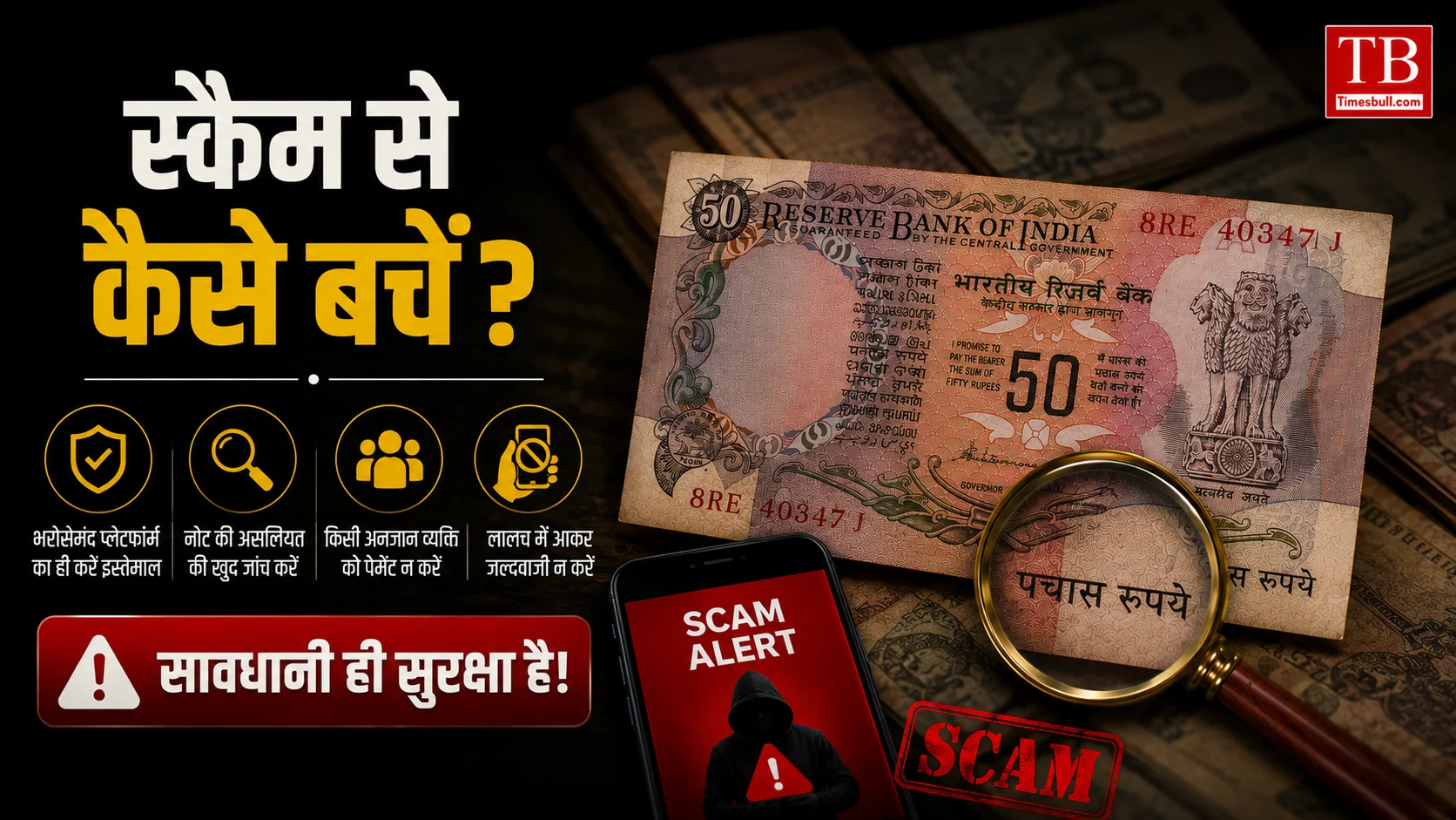 स्कैम से कैसे बचें?
