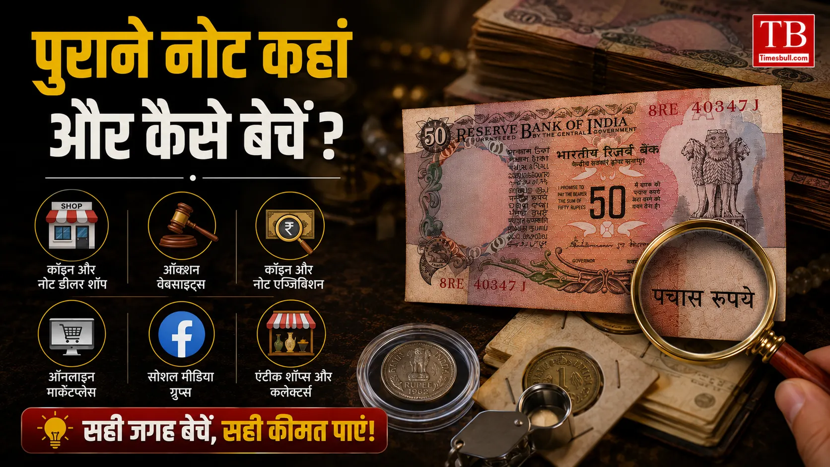 पुराने नोट कहां और कैसे बेचें?