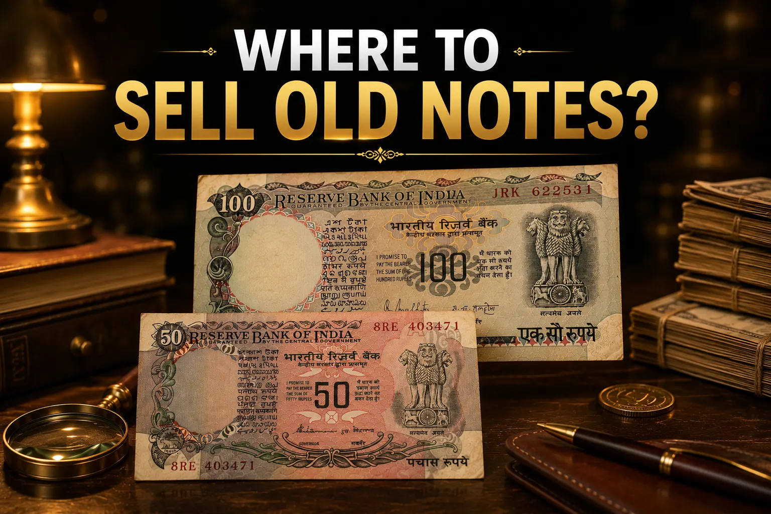 Where to sell old notes?
