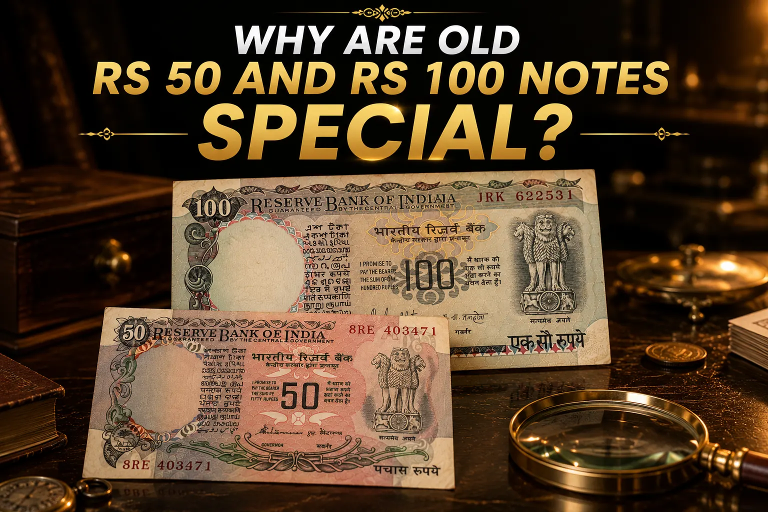 Why are old Rs 50 and Rs 100 notes special?