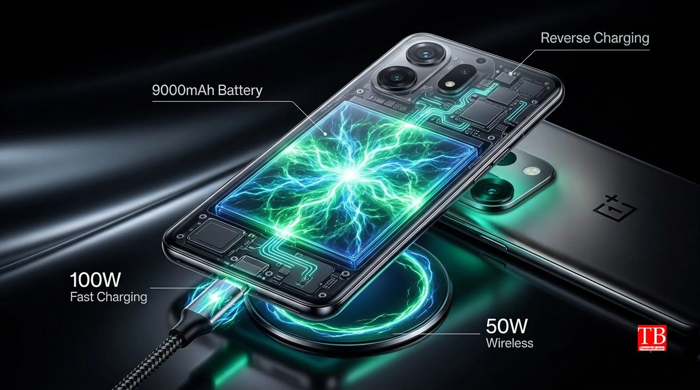 Battery: 9,000mAh का रिकॉर्ड
