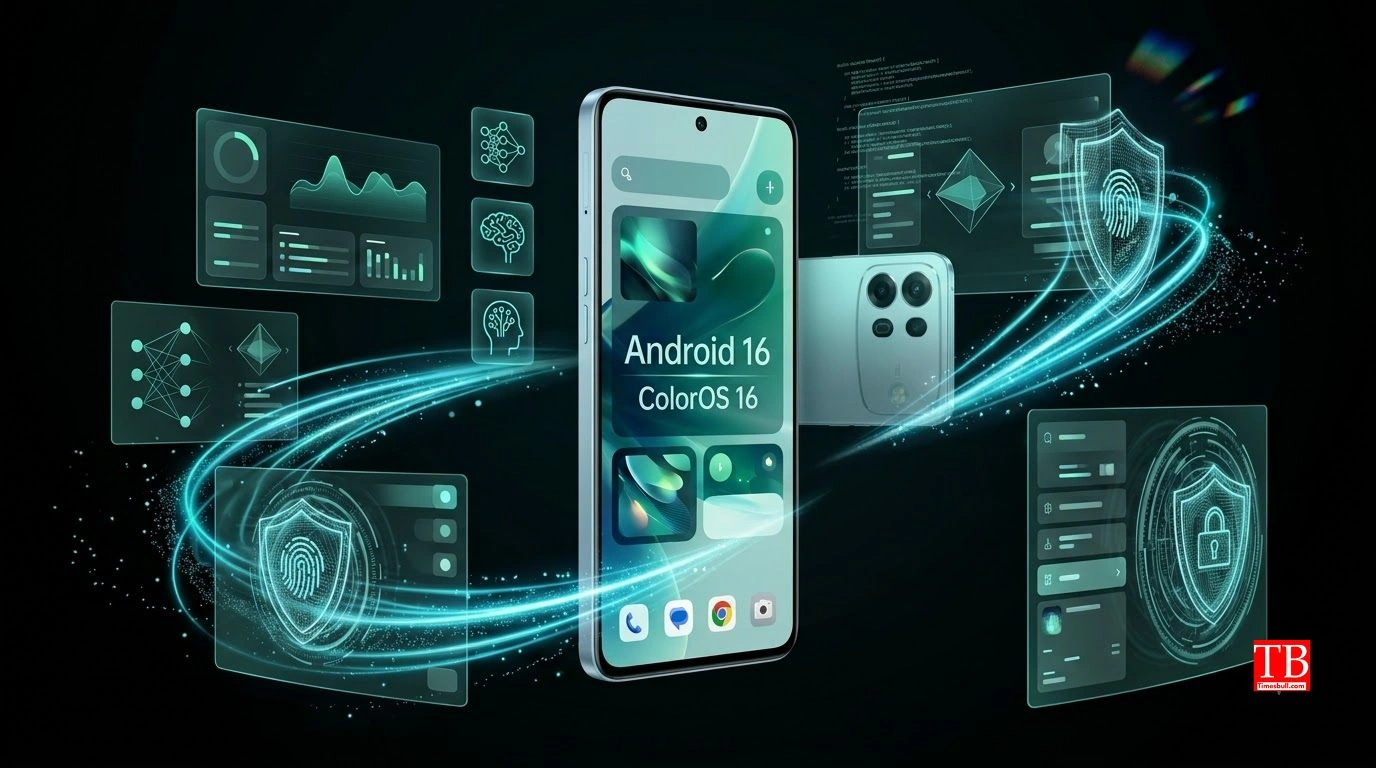 Software: Android 16 with ColorOS 16