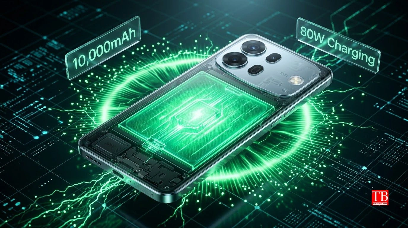 Battery: 10,000mAh with 80W Fast Charging