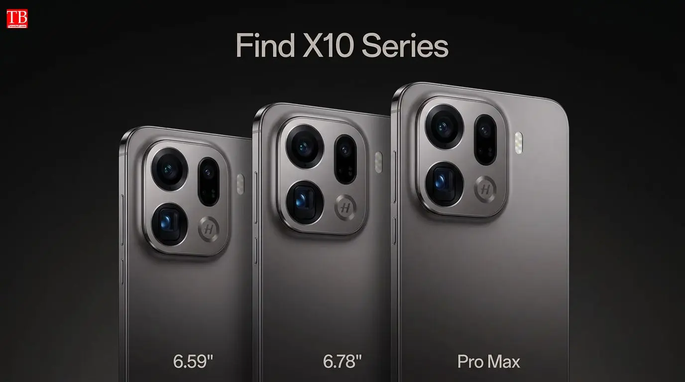 Find X10 और Find X10 Pro: स्टैंडर्ड मॉडल्स की डिटेल
