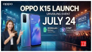 Oppo K15 Launch Set