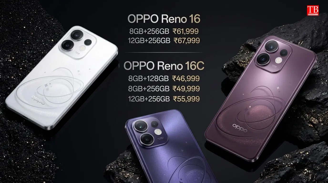 Oppo Reno 16 series launched in India