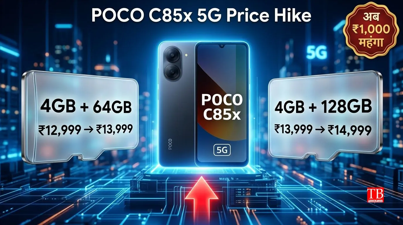 POCO C85x 5G की नई कीमत