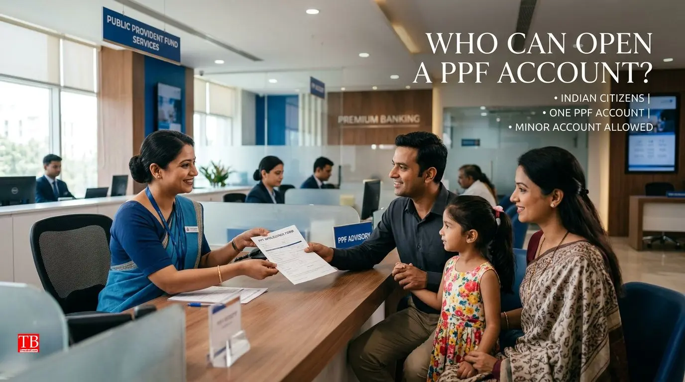 Who can open a PPF account?