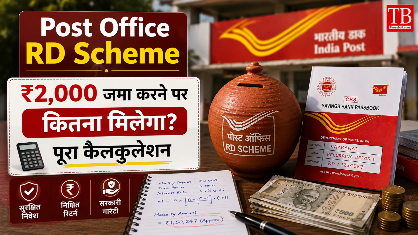 ₹2,000 जमा करने पर कितना मिलेगा? पूरा कैलकुलेशन