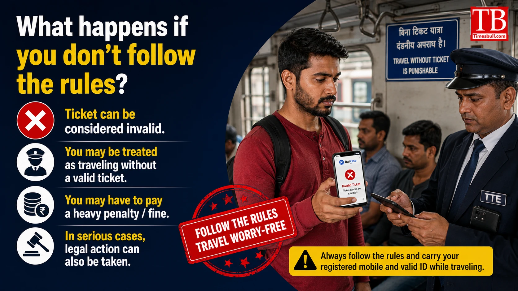 What happens if you don't follow the rules?