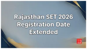 Rajasthan SET 2026 Registration
