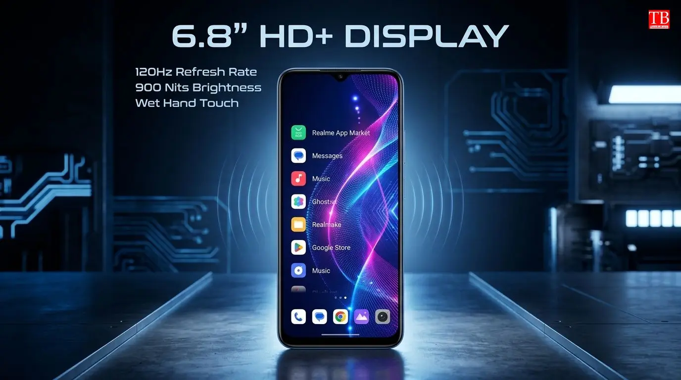 6.8 -inch HD + display with 120Hz refresh rate