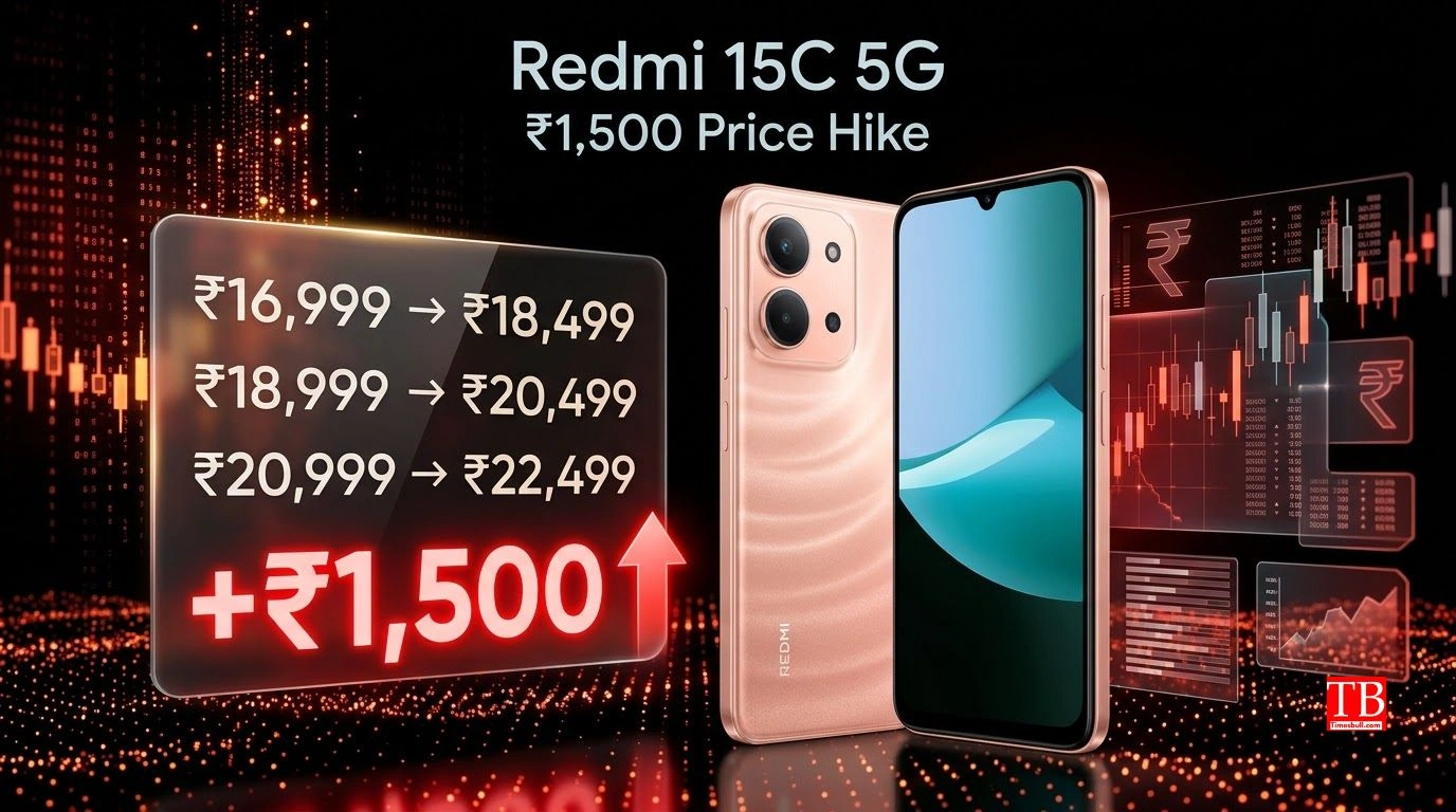 Redmi 15C 5G की नई कीमतें
