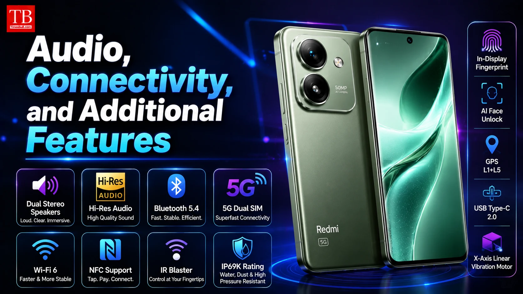 Audio, Connectivity, and Additional Features