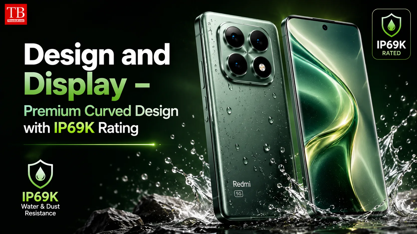 Design and Display – Premium Curved Design with IP69K Rating