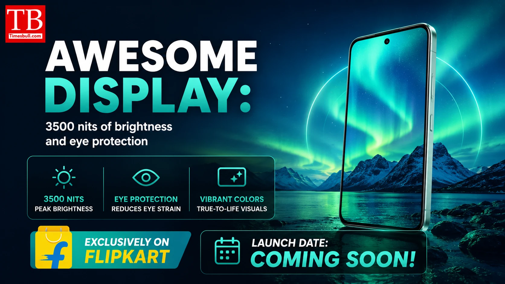 Awesome Display: 3500 nits of brightness and eye protection