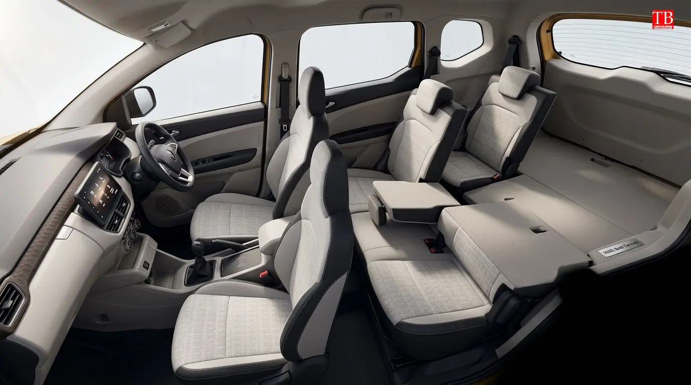 The Interior and Space: How many seats for 7 people?