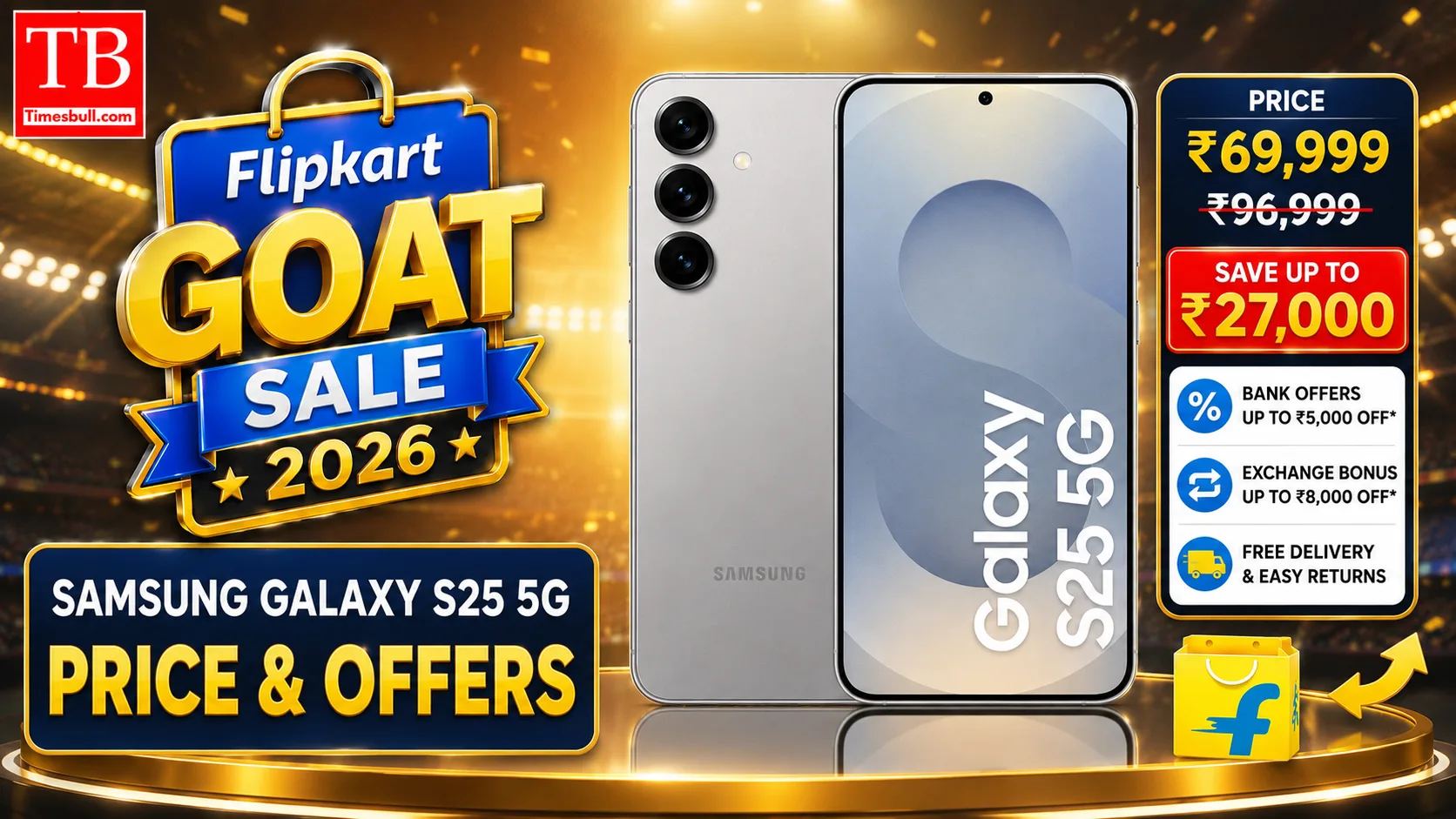 Samsung Galaxy S25 5G Price & Offers