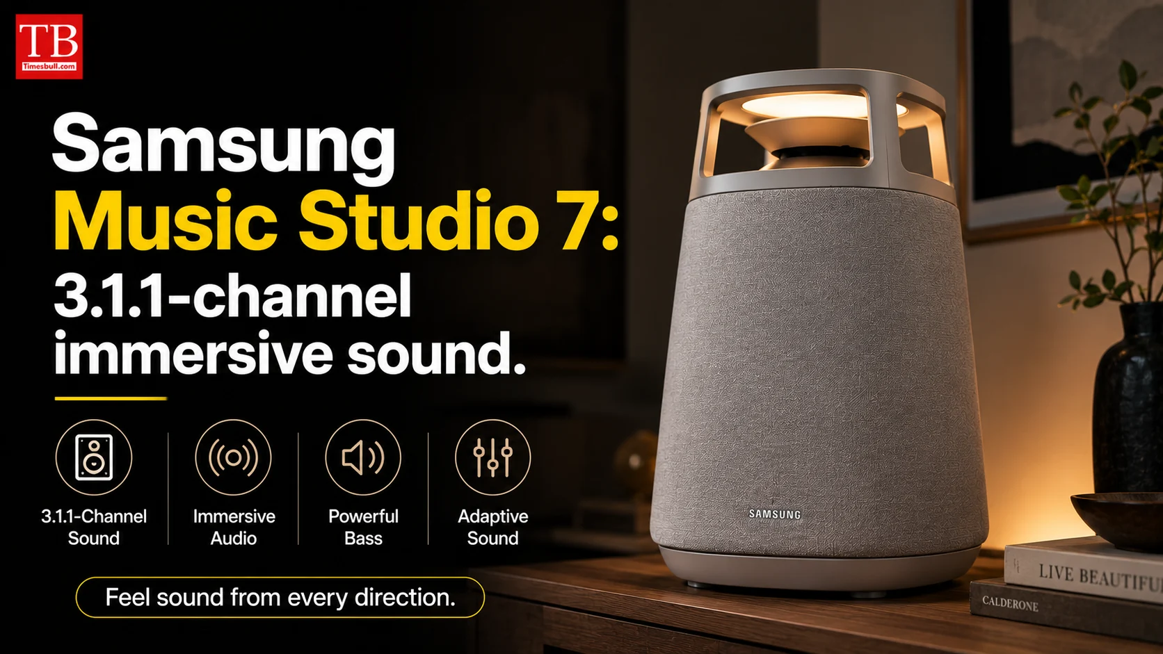 Samsung Music Studio 7: 3.1.1 -channel immersive sound