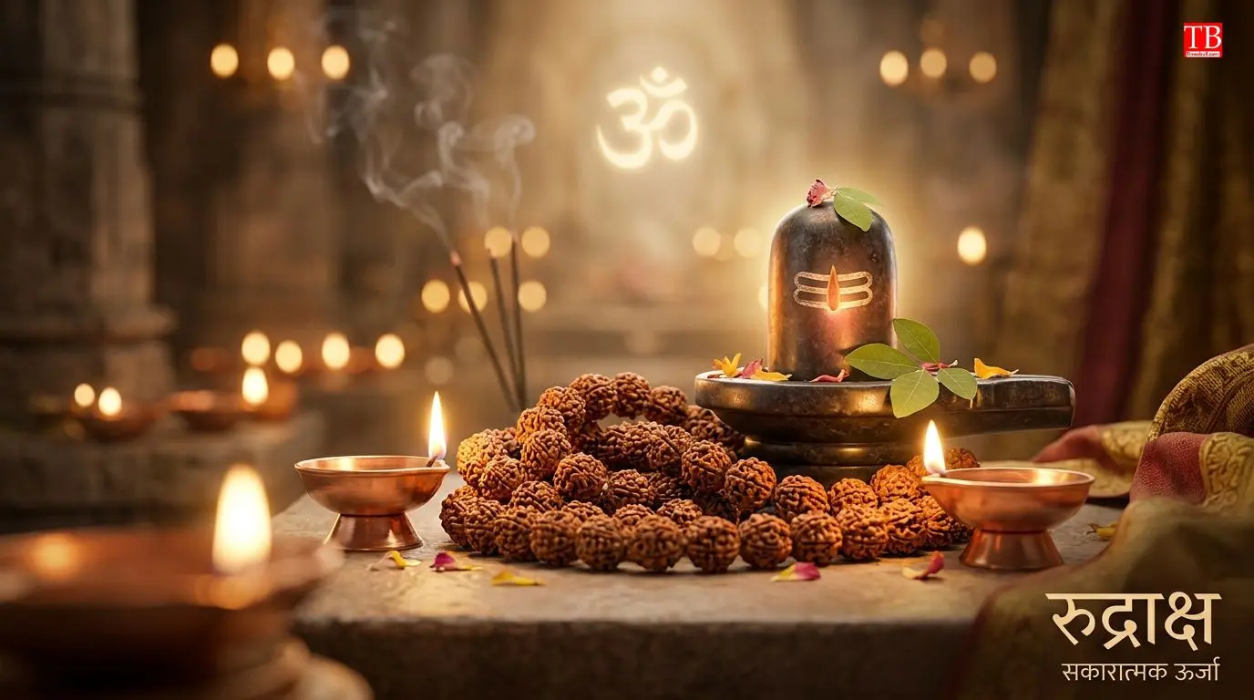 पहली चीज: रुद्राक्ष – सकारात्मक ऊर्जा का स्रोत