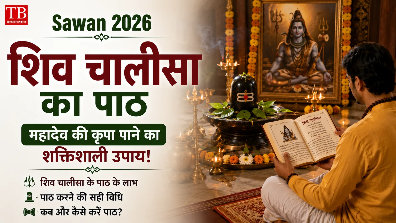 शिव चालीसा का पाठ