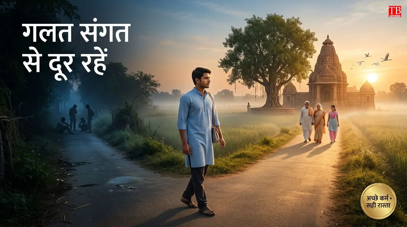 गलत संगत से दूर रहें