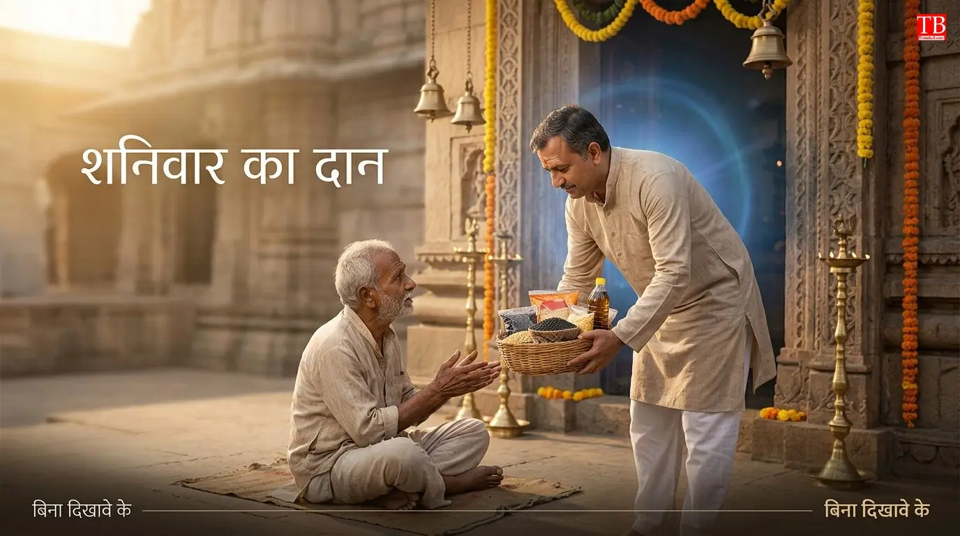 शनिवार को दान करें