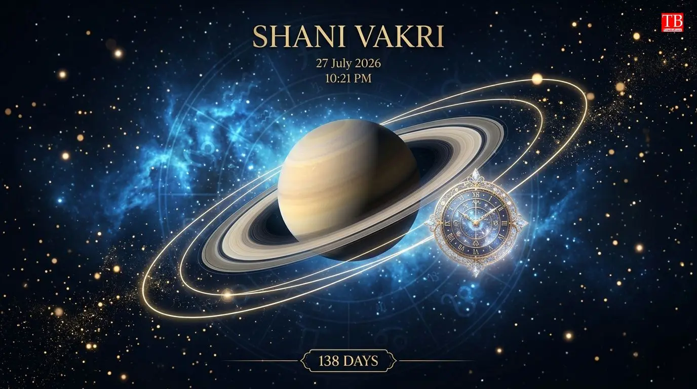 Saturn Vakri 2026: Date and time