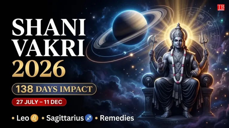 The twisting of Shani Dev is an important astrological event, which will last for 138 days from 27 July 2026 to 11 December 2026. During this time, Saturn will have the most profound effect on Leo and Sagittarius, in which they may face challenges in job, business, health, family life and legal matters. Therefore, all zodiac signs are advised to be patient, restrained and disciplined during this period. By adopting measures, you can get the grace of Shani Dev. Shani Vakri 2026