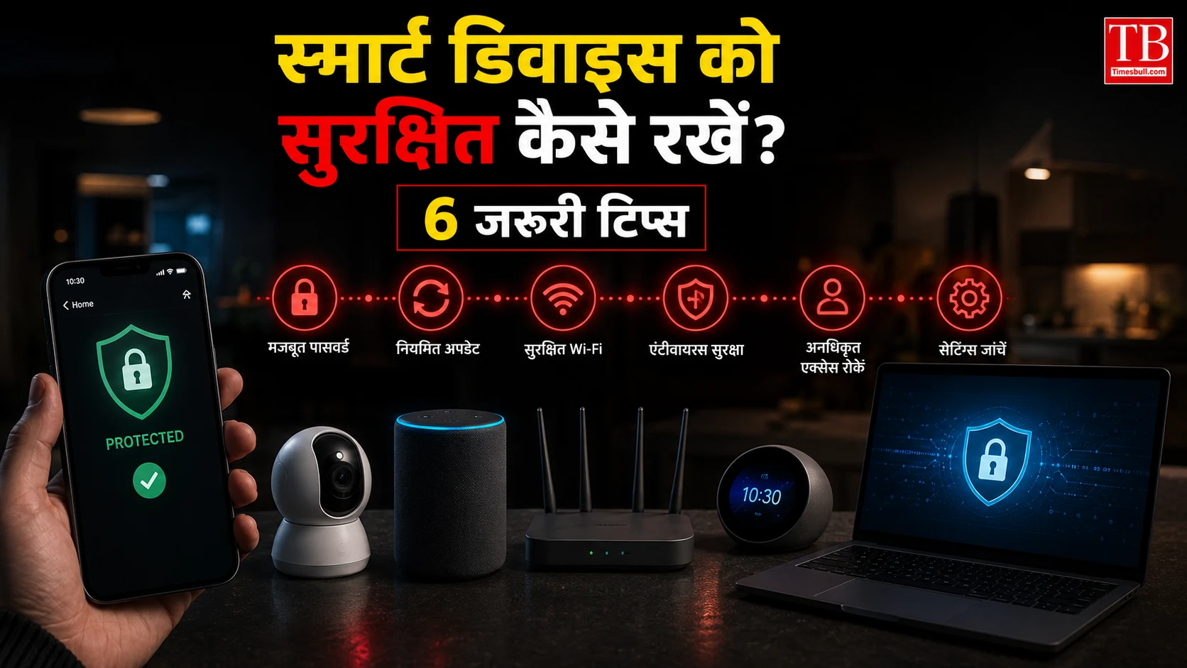 स्मार्ट डिवाइस को सुरक्षित कैसे रखें? 6 जरूरी टिप्स