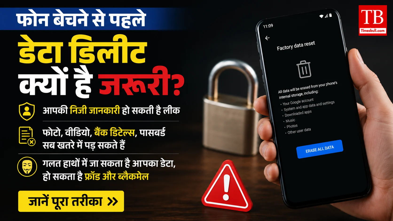 फोन बेचने से पहले डेटा डिलीट क्यों है जरूरी?
