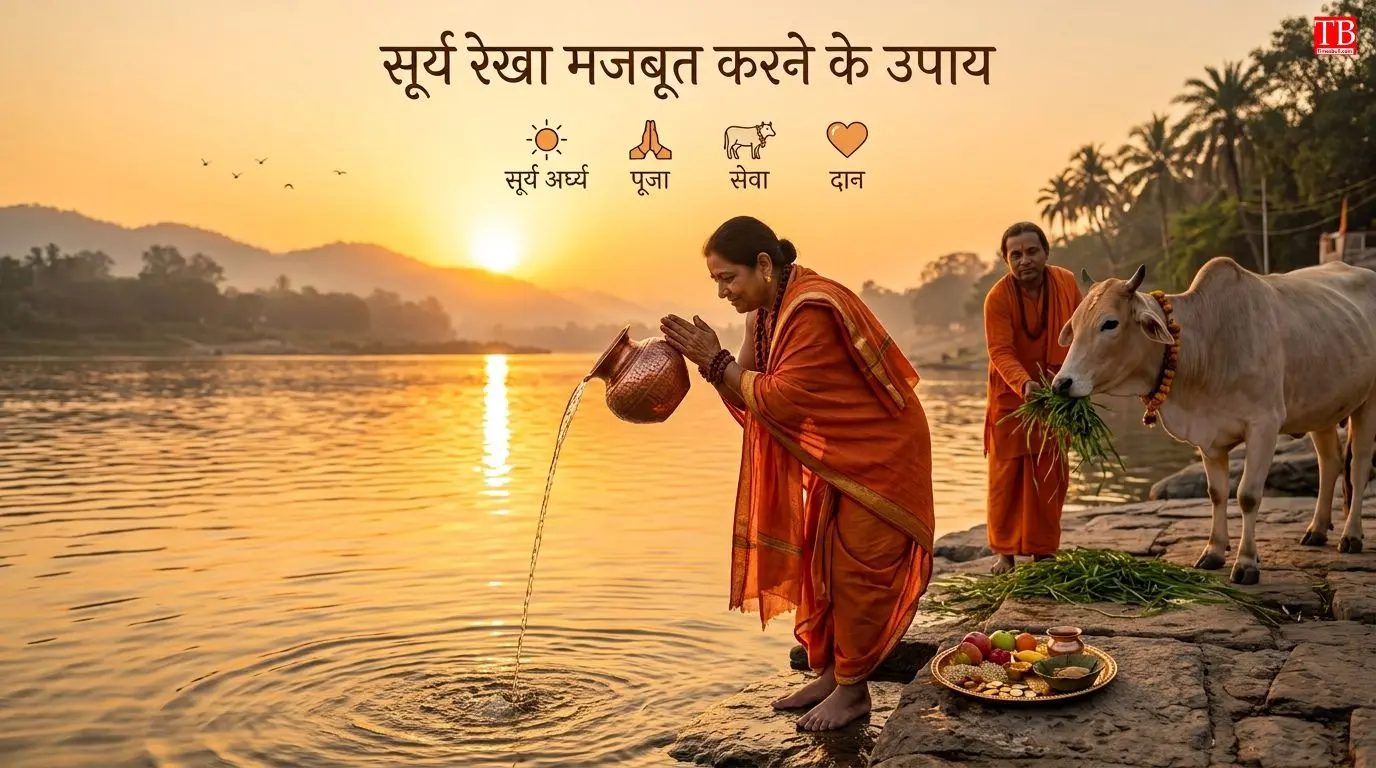 सूर्य रेखा को मजबूत करने के उपाय