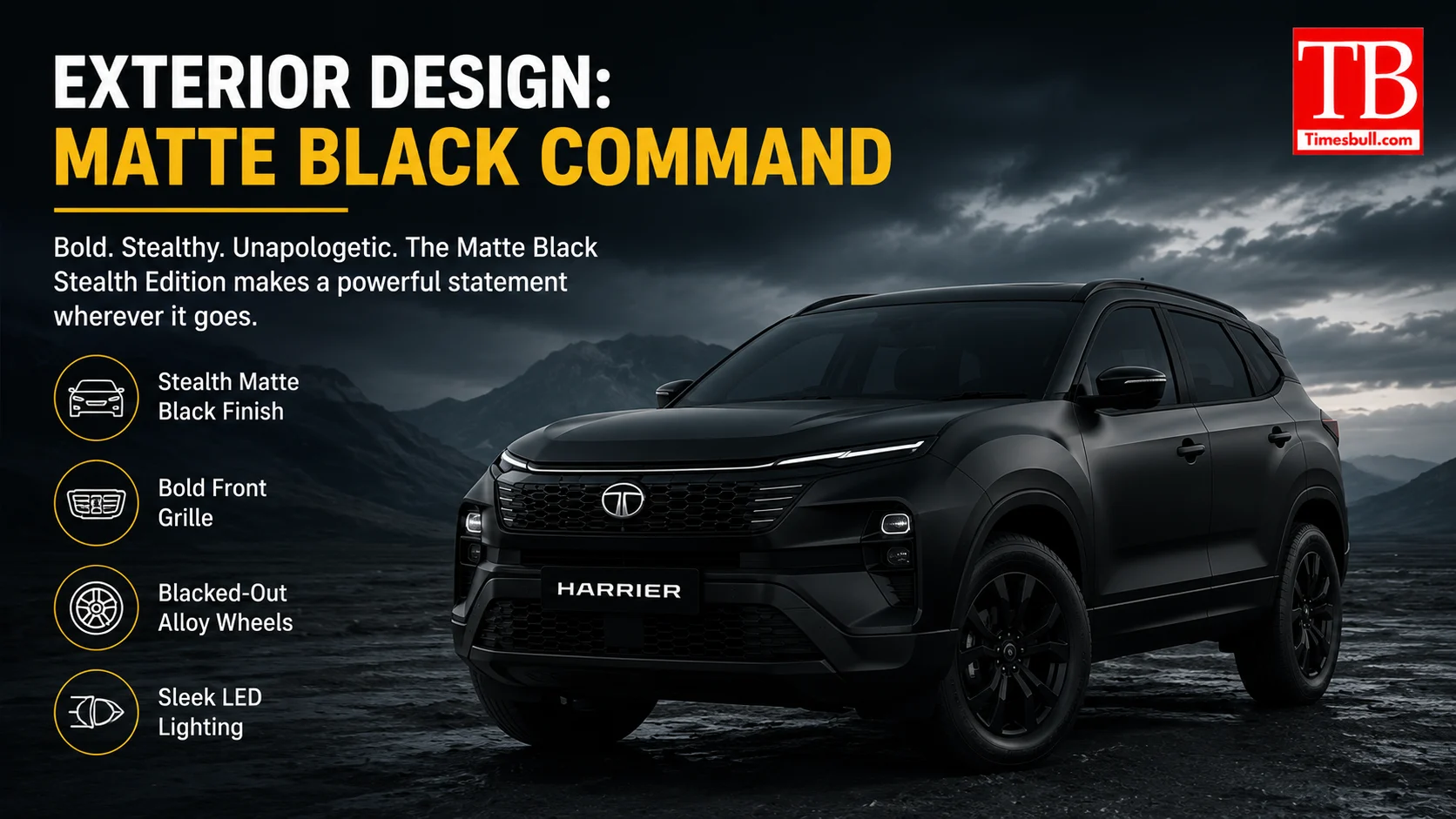 Exterior Design: Matte Black Command