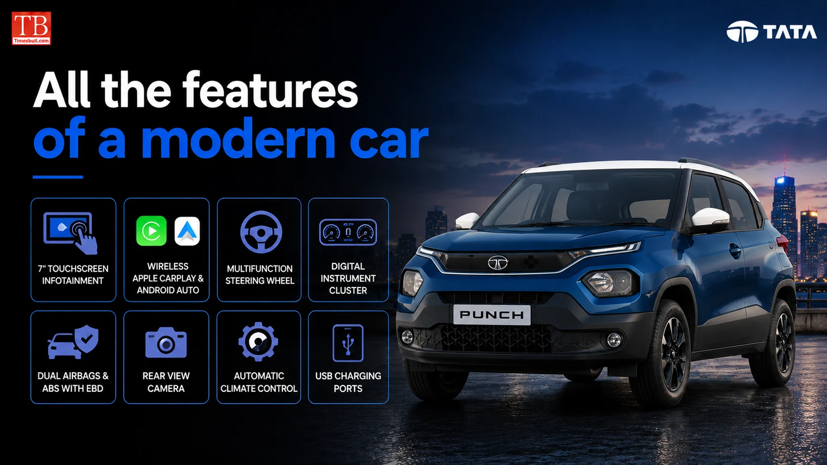 All the features of a modern car