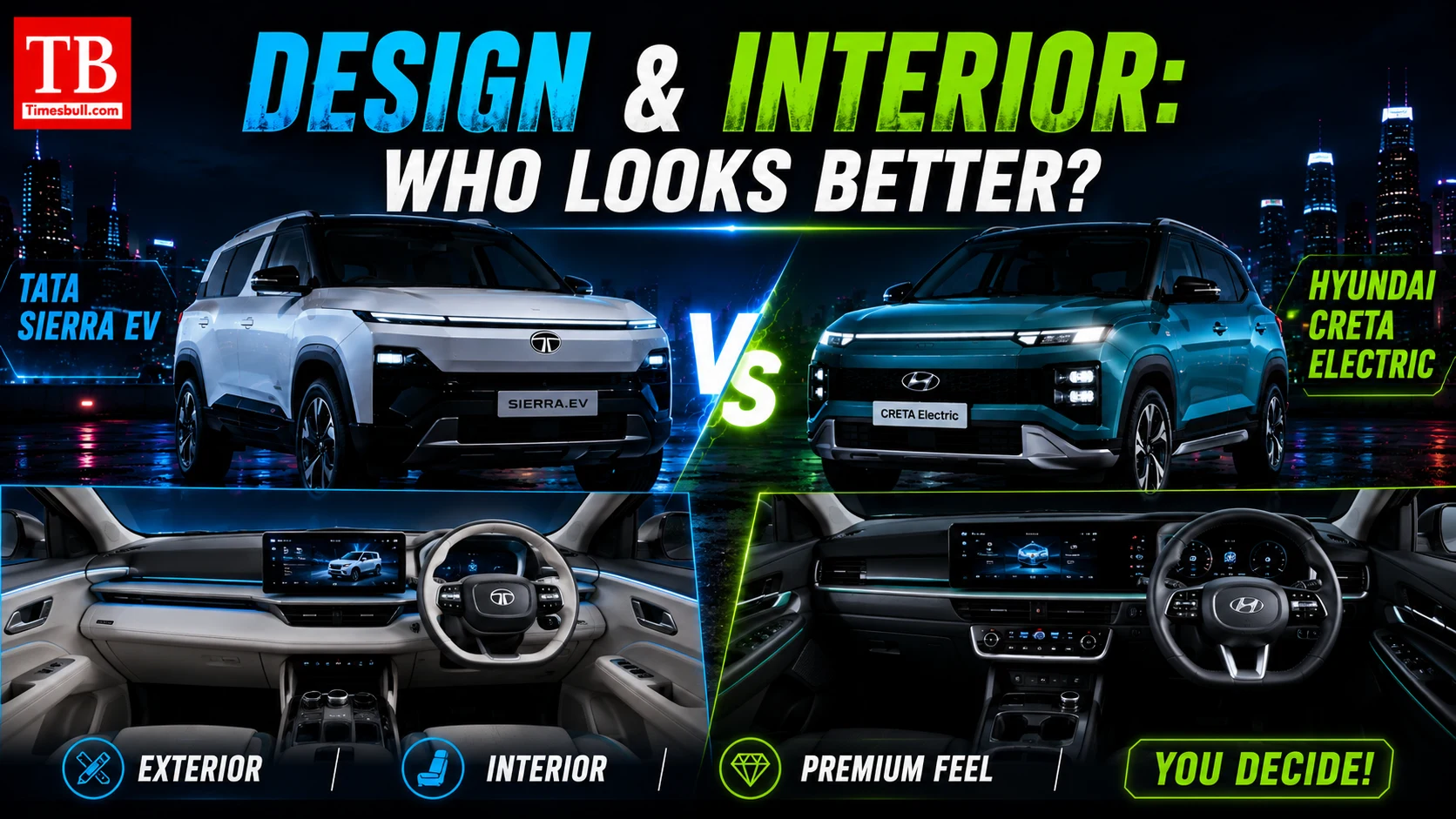 Design and Interior: Who looks better?