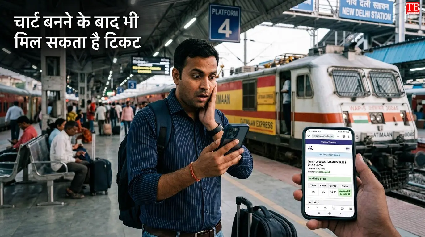 चार्ट बनने के बाद भी मिल सकता है टिकट