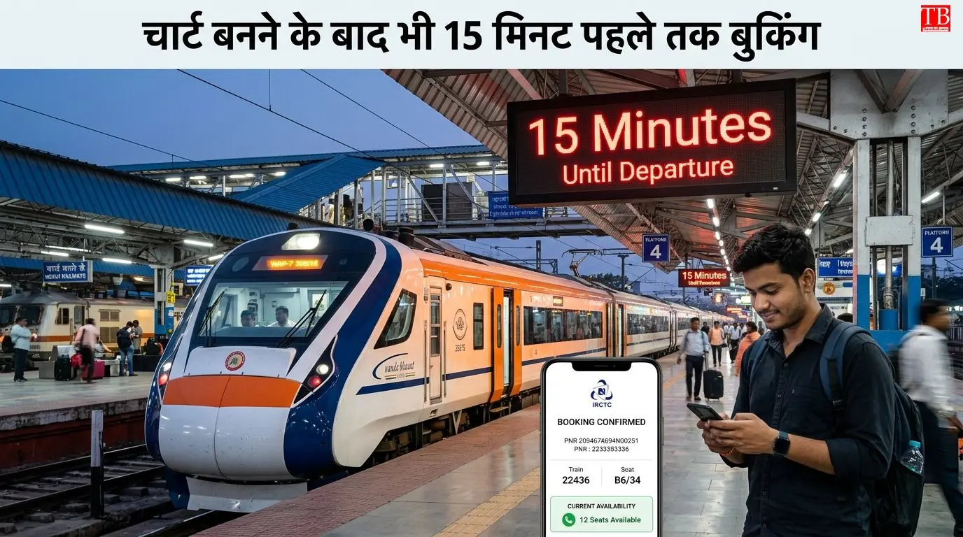 चार्ट बनने के बाद टिकट लेने का नया नियम