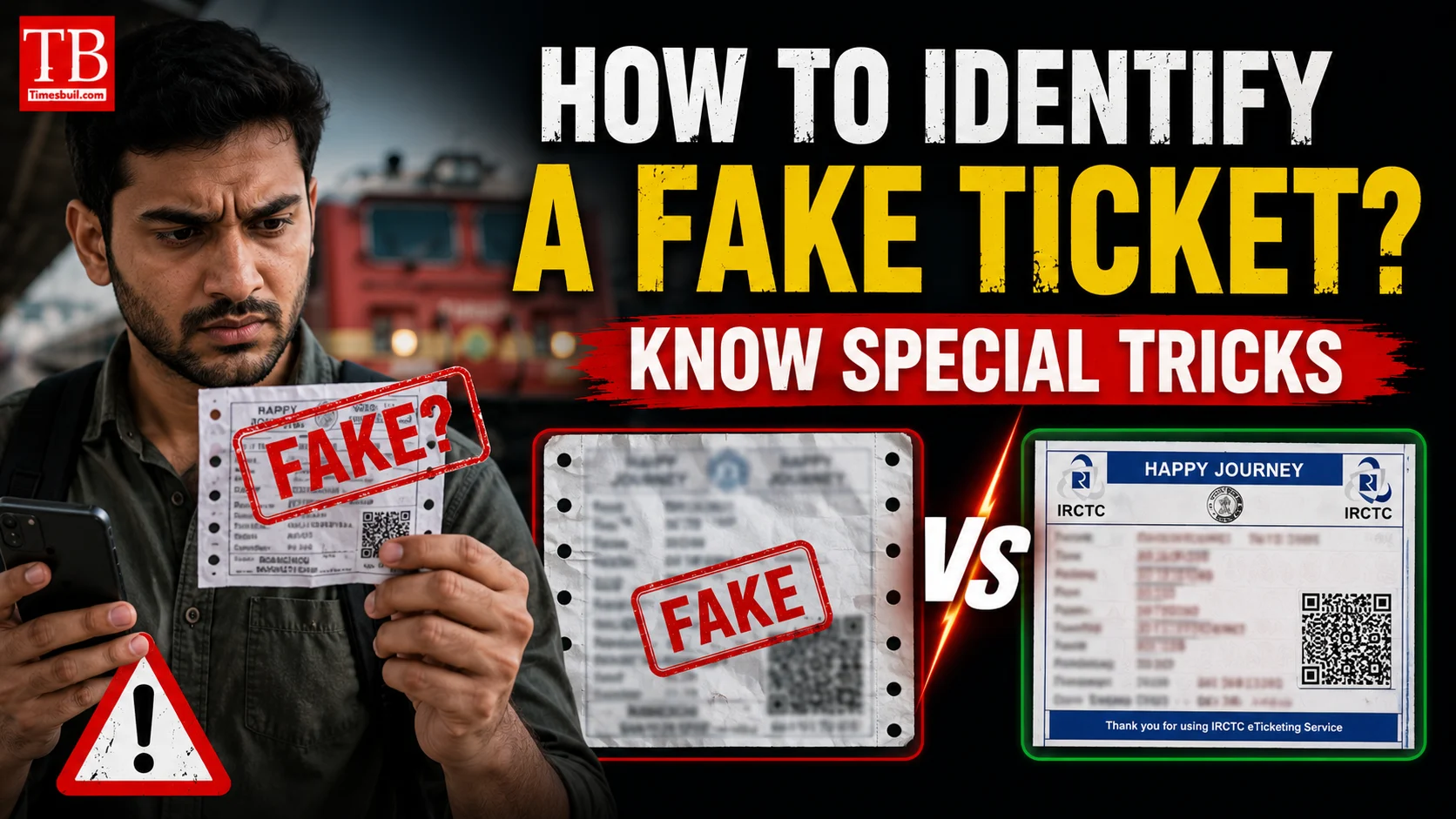 How to identify a fake ticket? - - Know special&hellip;