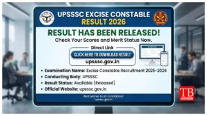 UPSSSC Excise Constable Result