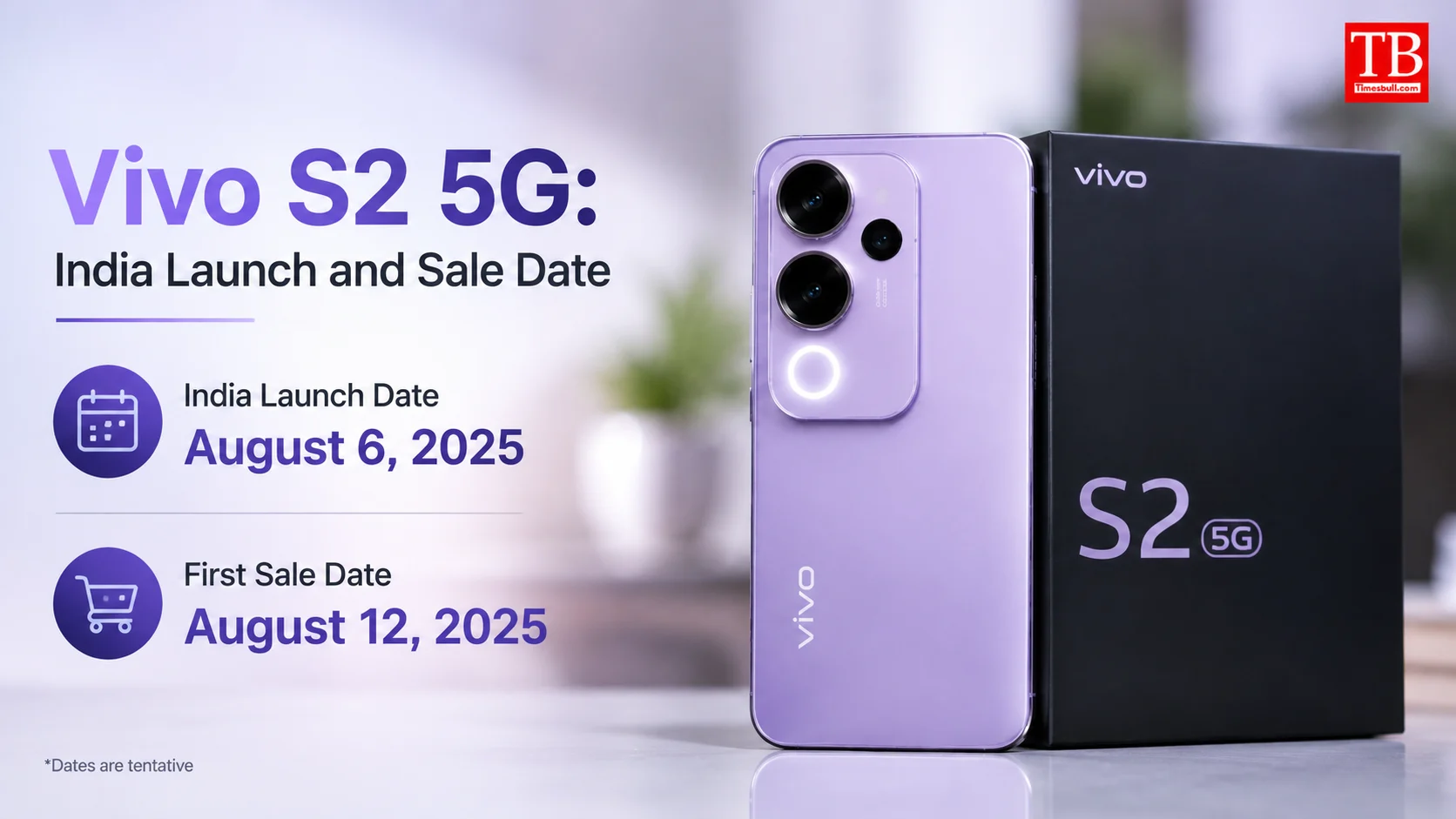 Vivo S2 5G: India Launch and Sale Date