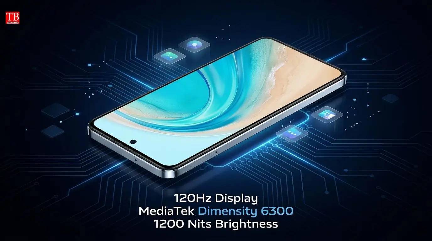 120Hz Display and MediaTek Dimensity 6300 Processor