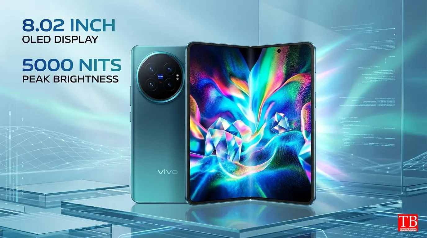 The massive 8.02 -inch foldable display