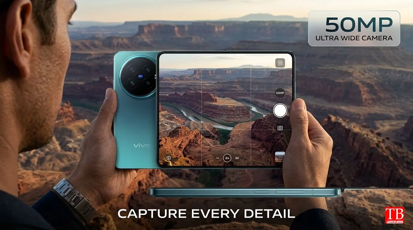 50MP ultra-wide lens for stunning landscapes