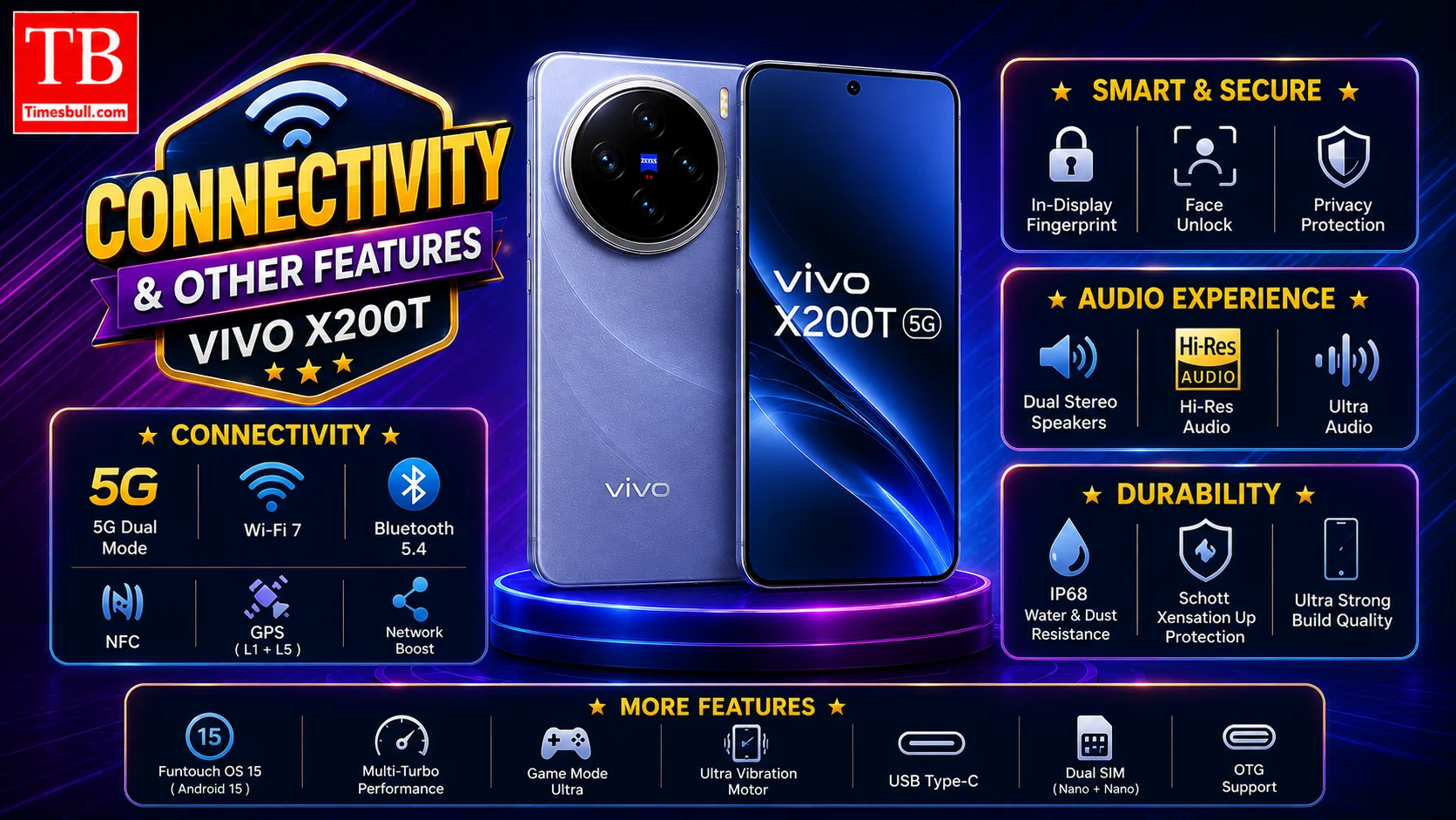Connectivity and other features