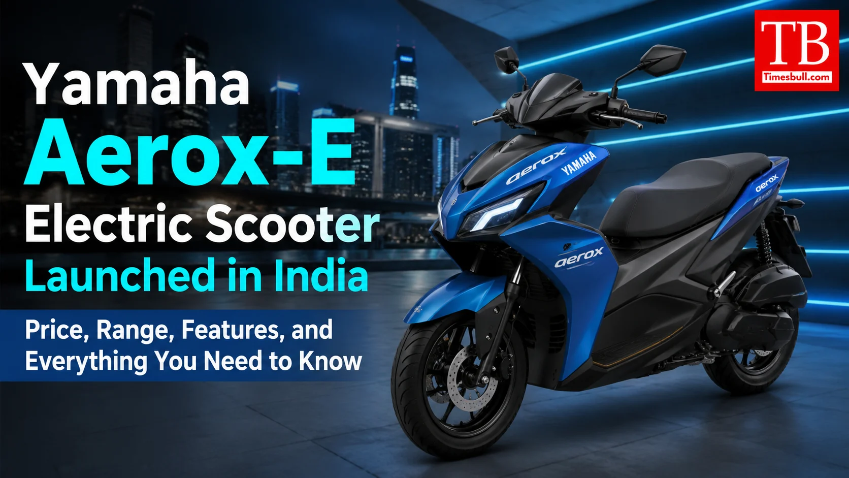 The Yamaha Aerox-E: Who's it for?