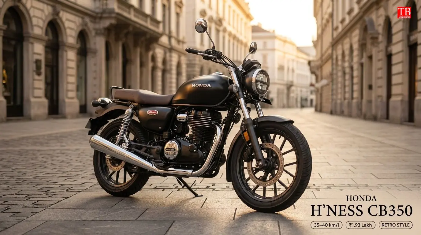 The Honda H'ness CB350: Japanese smoothness and retro style